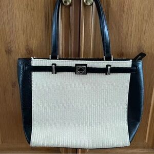 Kate spade wicket tote bag used